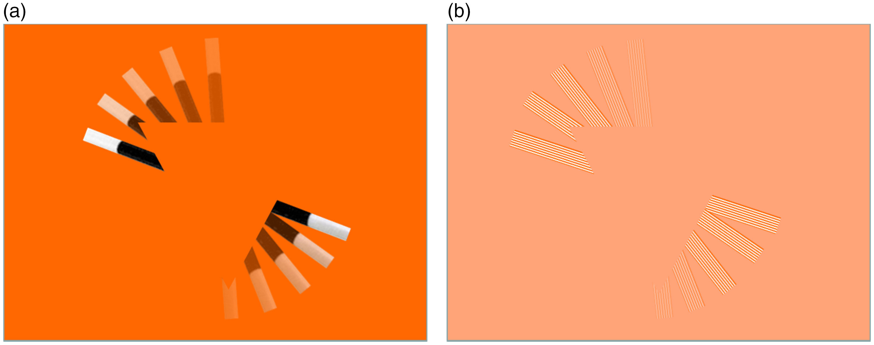 Dynamic Amodal Completion Through the Magic Wand Illusion