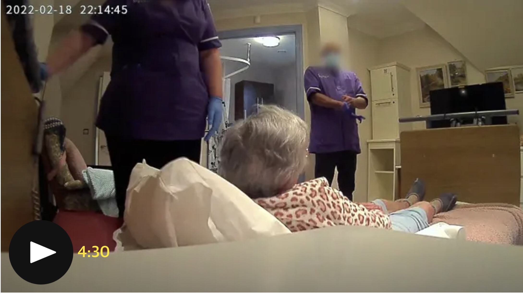 Secret footage reveals abuse of woman with dementia at luxury UK care home